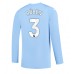 Billige Manchester City Ruben Dias #3 Hjemmebane Fodboldtrøjer 2023-24 Langærmet